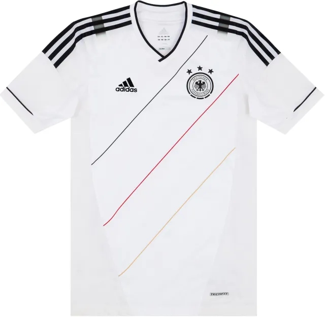 adidas 2012-13 Germany Player Issue Techfit Home Shirt - 5/10 - (L)