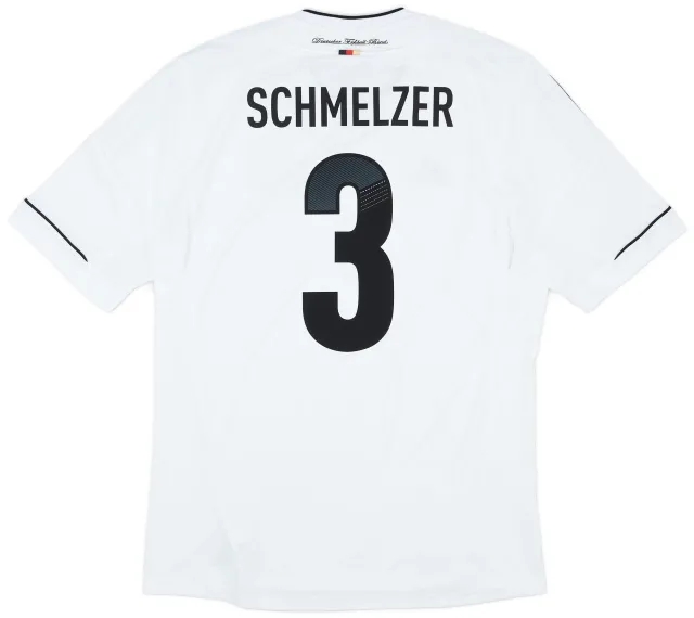 adidas 2012-13 Germany Home Shirt Schmelzer #3 - 8/10 - (M)