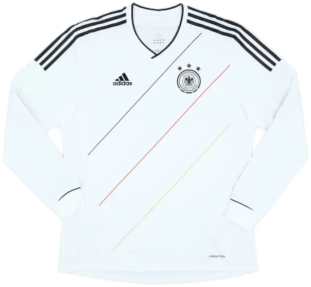adidas 2012-13 Germany Authentic Home L/S Shirt - 10/10 - (XL)