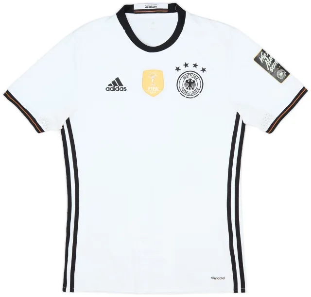 adidas 2015-16 Germany 'Vive La Mannschaft' Home Shirt - 9/10 - (S)