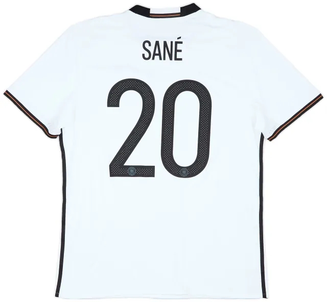adidas 2015-16 Germany Home Shirt Sane #20 - 7/10 - (L)
