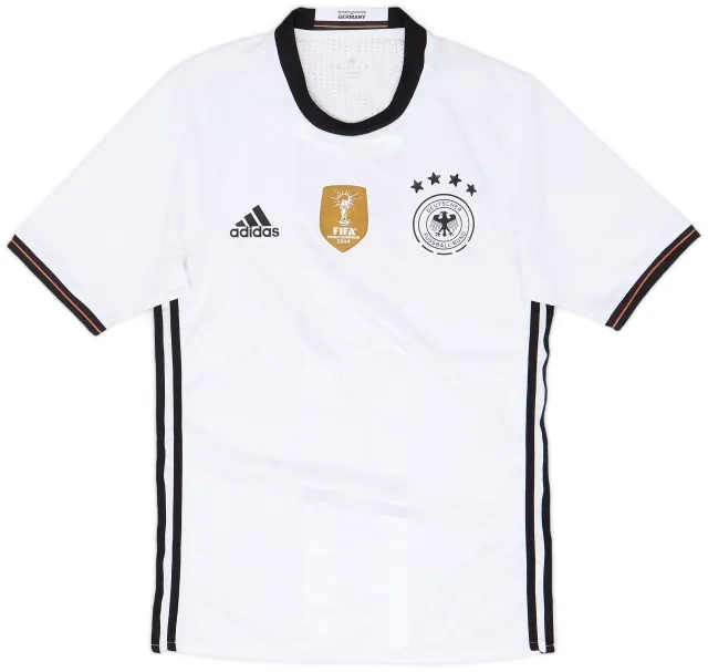 adidas 2015-16 Germany Authentic Home Shirt - 6/10 - (S)