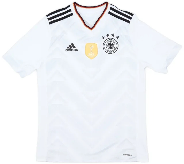 adidas 2017 Germany Confederations Cup Home Shirt - 8/10 - (XL.Boys)