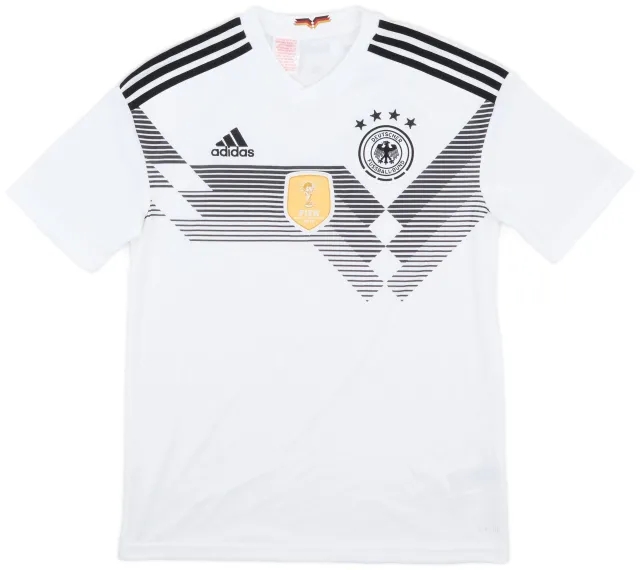 adidas 2018-19 Germany Home Shirt - 9/10 - (XL.Boys)
