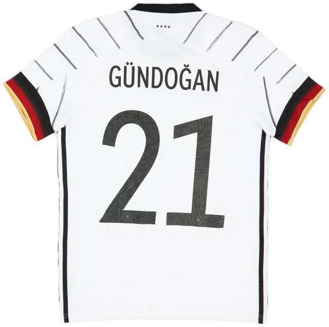 adidas 2020-21 Germany Home Shirt Gundogan #21 - 7/10 - (S)