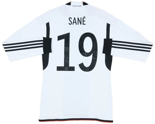 adidas 2022-23 Germany Home L/S Shirt Sane #19 (S)