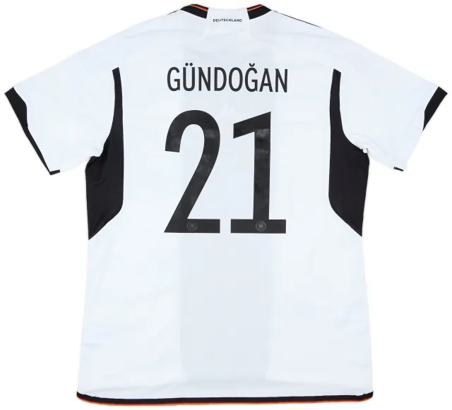 adidas 2022-23 Germany Home Shirt Gundogan #21 (XL)