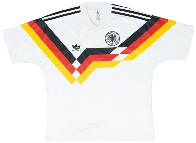 adidas 1988-90 West Germany Home Shirt - 9/10 - (M/L)