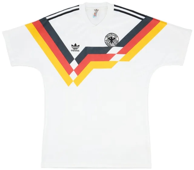 adidas 1988-90 West Germany Home Shirt - 8/10 - (M/L)