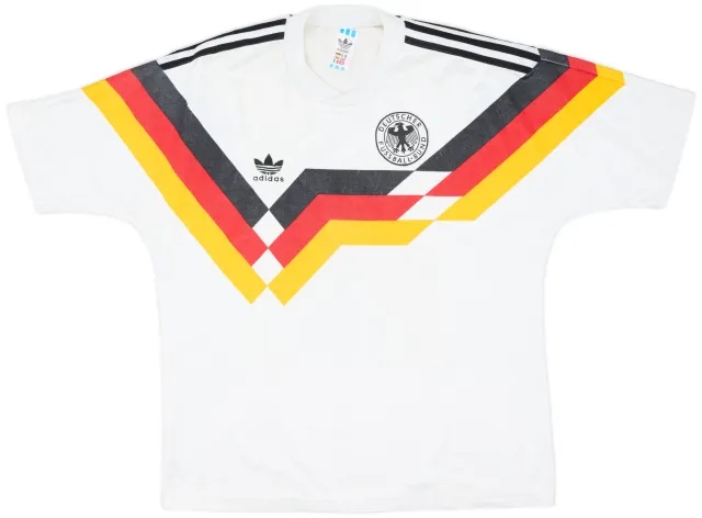 adidas 1988-90 West Germany Home Shirt - 8/10 - (M/L)