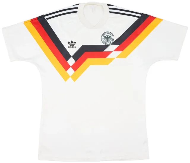 adidas 1988-90 West Germany Home Shirt - 8/10 - (L)