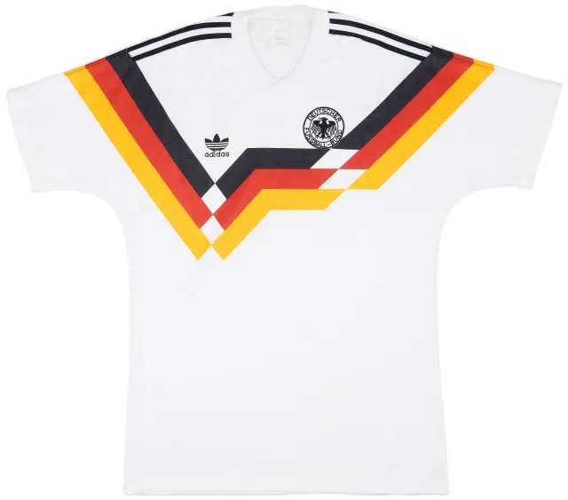 adidas 1988-90 West Germany Home Shirt - 9/10 - (M/L)