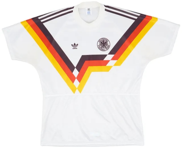 adidas 1988-90 West Germany Home Shirt - 8/10 - (L)