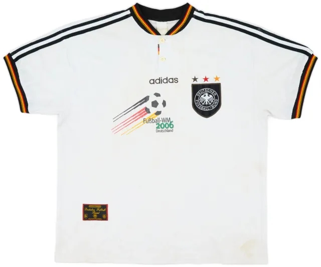 adidas 1996-98 Germany WM2006 Home Shirt - 5/10 - (XXL)