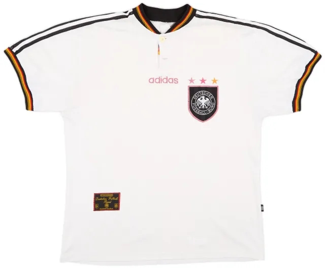 adidas 1996-98 Germany Home Shirt - 4/10 - (XL)
