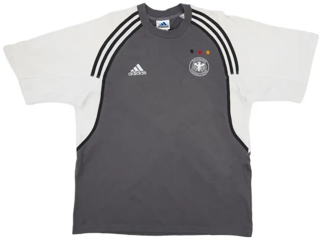 2000-01 Germany adidas Cotton Tee - 5/10 - (L)