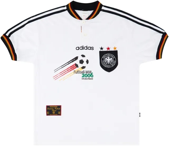 adidas 1996-98 Germany WM2006 Home Shirt - 8/10 - (L)