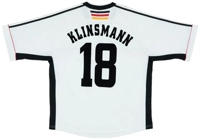 adidas 1998-00 Germany Home Shirt Klinsmann #18 - 6/10 - (XL)