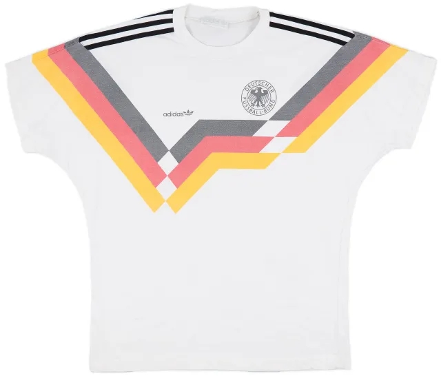 1990-92 Germany adidas Cotton Tee - 6/10 - (XL)