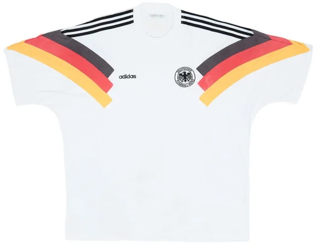 1992-94 Germany adidas Cotton Tee - 6/10 - (XL)