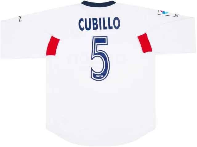 Joma 2004-05 Getafe Match Issue Third L/S Shirt Cubillo #5