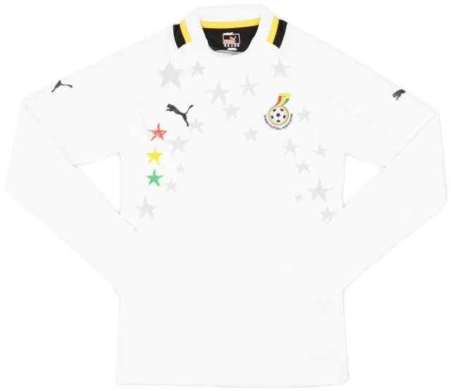 Puma 2012-14 Ghana Home L/S Shirt - 9/10 - (XXL)