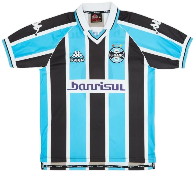 Kappa 2001 Gremio Home Shirt #9 - 9/10 - (M)