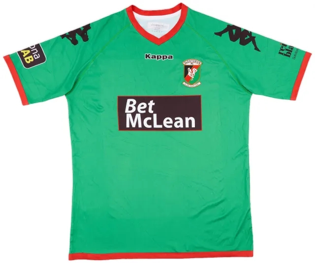 Kappa 2016-17 Glentoran Home Shirt - 9/10 - (XXL)