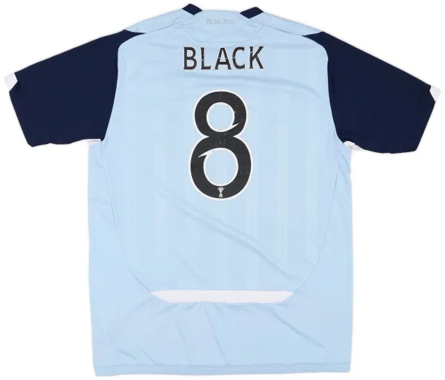Umbro 2009-10 Hearts Away Shirt Black #8 - 4/10 - (L)