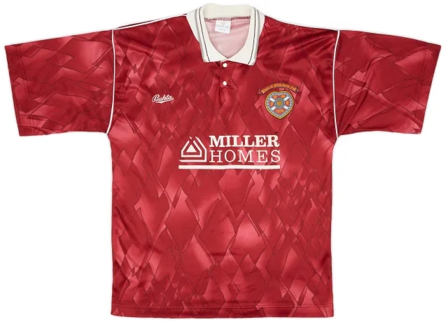 Bukta 1990-91 Hearts Home Shirt - 8/10 - (M)