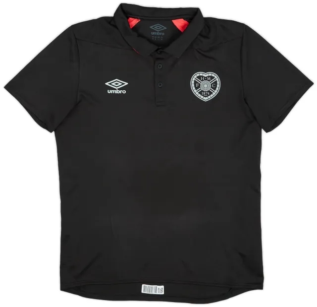 2018-20 Hearts Umbro Polo Shirt - 9/10 - (M)