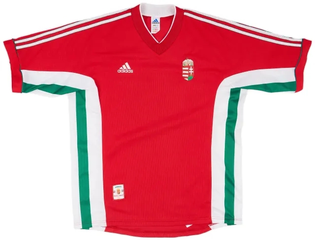 adidas 1998-00 Hungary Home Shirt - 8/10 - (L)