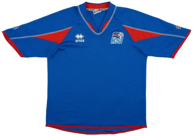 Errea 2006-08 Iceland Home Shirt - 7/10 - (S)