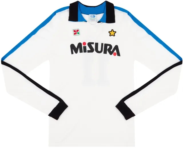 1984-85 Inter Milan Mecsport-Reissue Away L/S Shirt #11 (Rummenigge) L