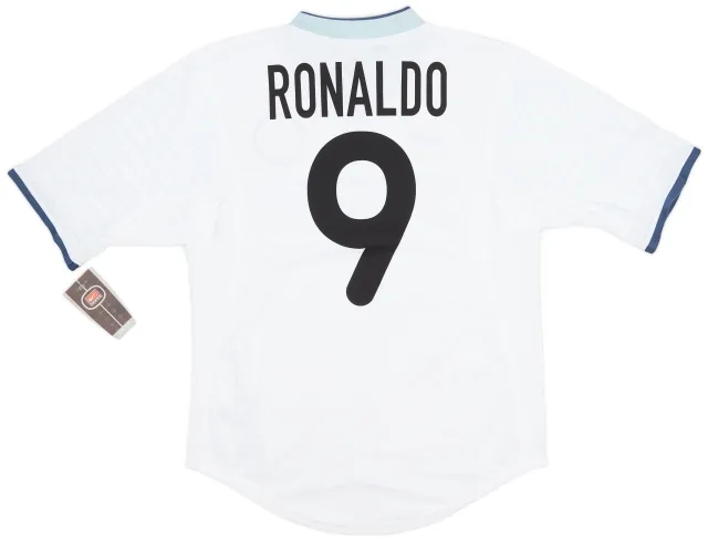 Nike 2000-01 Inter Milan Away Shirt Ronaldo #9 (S)