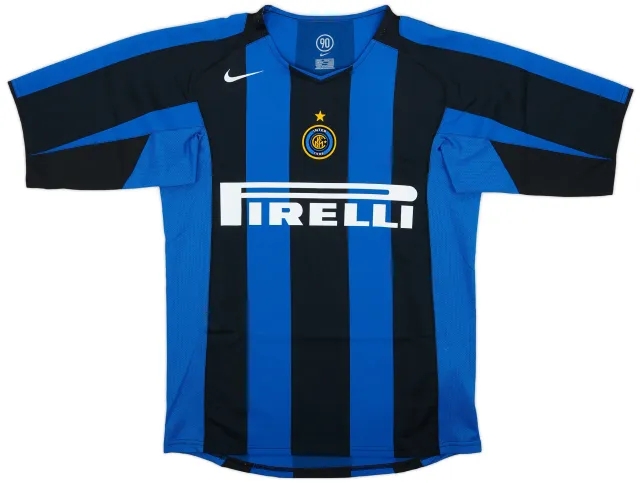 Nike 2004-05 Inter Milan Home Shirt - 9/10 - (S)