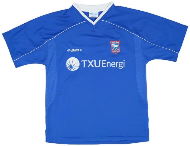 2001-02 Ipswich Home Shirt - 8/10 - (M)