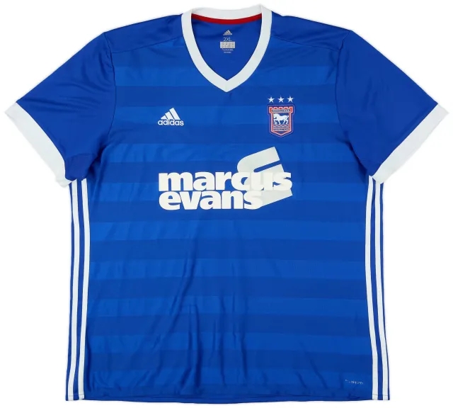 adidas 2017-18 Ipswich Home Shirt - 6/10 - (XXL)