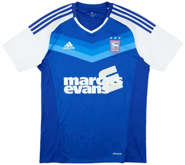 adidas 2016-17 Ipswich Home Shirt - 8/10 - (M)