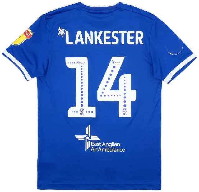 adidas 2019-20 Ipswich Home Shirt Lankester #14 - 5/10 - (S)