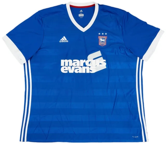 adidas 2017-18 Ipswich Home Shirt - 7/10 - (3XL)