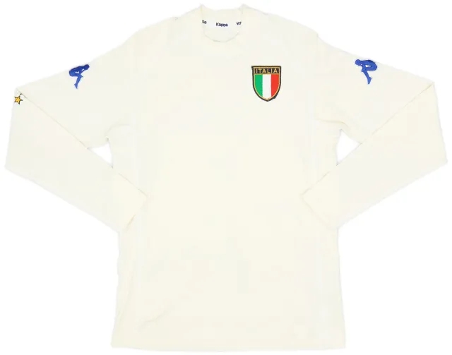 Kappa 2000-01 Italy Away L/S Shirt - 8/10 - (M)