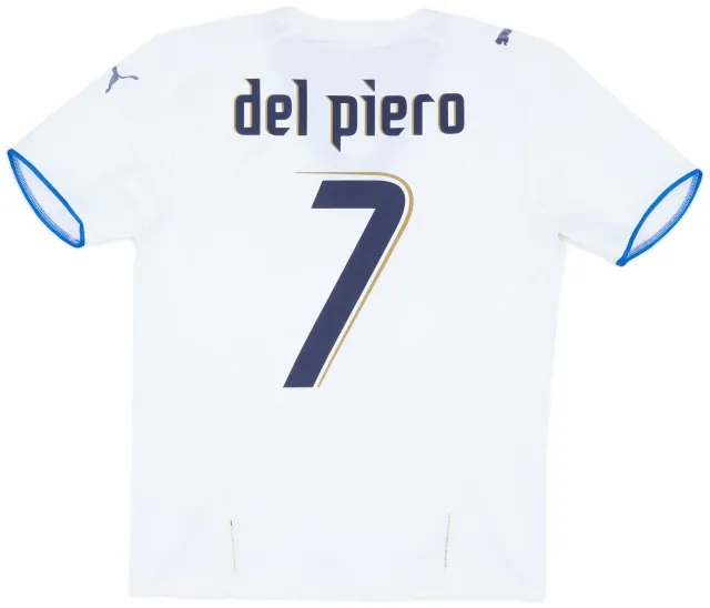 Puma 2006 Italy Away Shirt Del Piero #7 - 6/10 - (M)