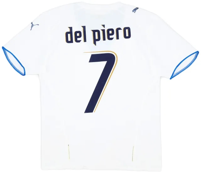 Puma 2006 Italy Away Shirt Del Piero #7 - 6/10 - (M)