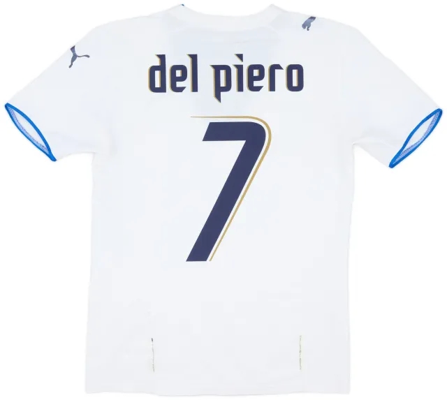 Puma 2006 Italy Away Shirt Del Piero #7 - 6/10 - (S)