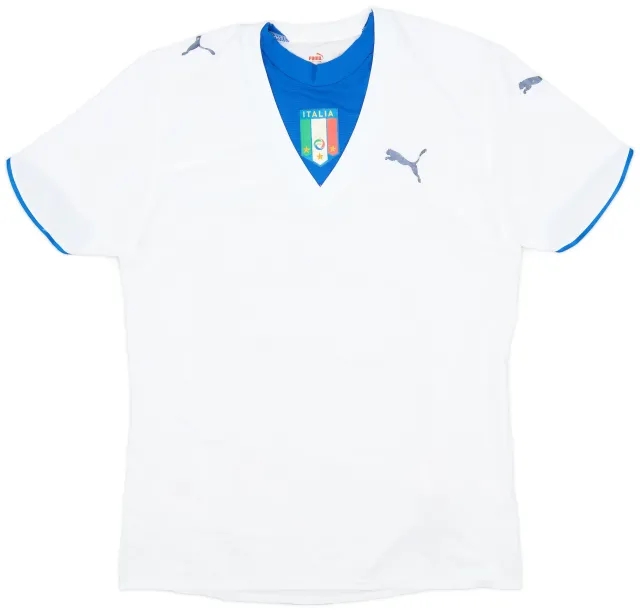 Puma 2006 Italy Player Issue Away Shirt - 6/10 - (L)