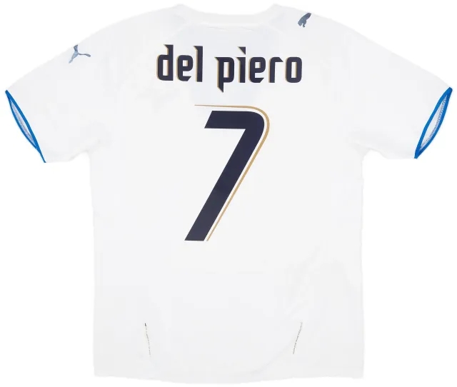Puma 2006 Italy Away Shirt Del Piero #7 - 5/10 - (M)