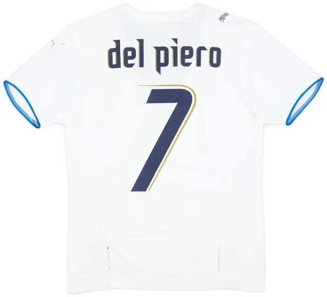 Puma 2006 Italy Away Shirt Del Piero #7 - 7/10 - (S)