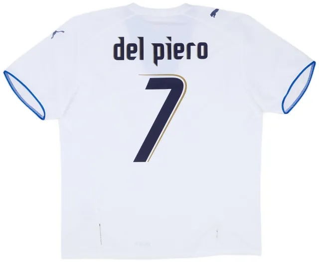 Puma 2006 Italy Away Shirt Del Piero #7 - 6/10 - (XL)