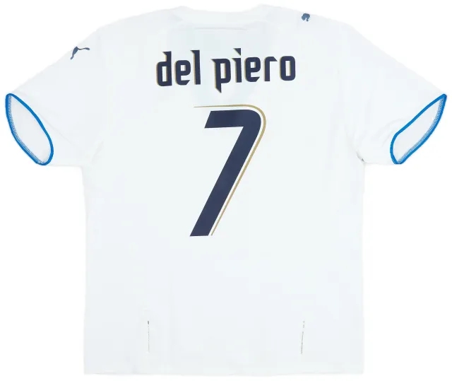 Puma 2006 Italy Away Shirt Del Piero #7 - 6/10 - (L)